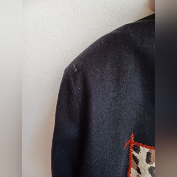 Allure Vintage patchwork women's jacket, Large - Picture 4 of 4